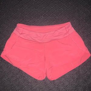 Rare lululemon speed shorts